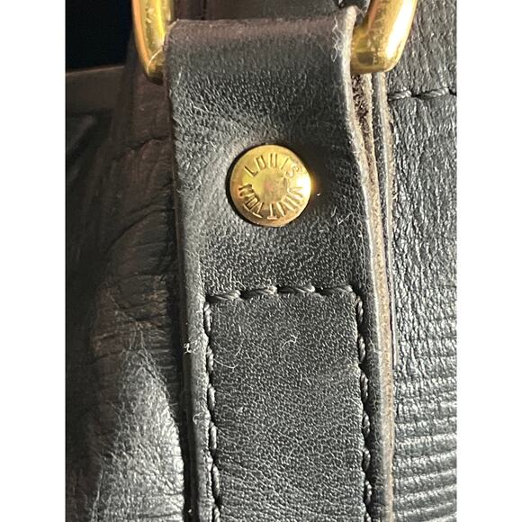 Louis Vuitton Noé Bag Black Epi Leather 1985 First Year Vintage With COA - Picture 15 of 16